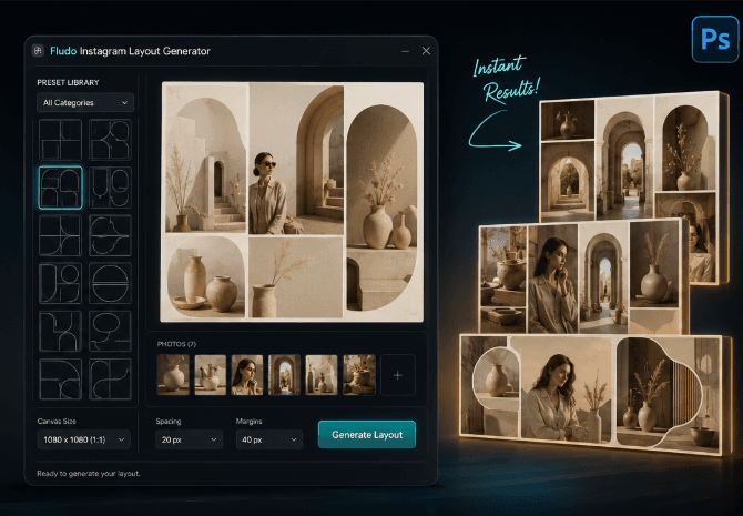 Instagram Instant Preset Layout Generator